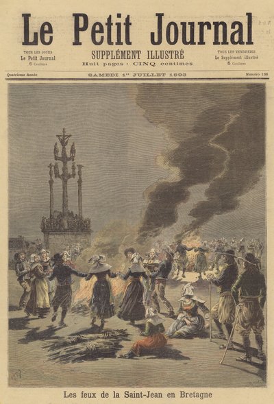 Feste di San Giovanni Battista in Bretagna da French School